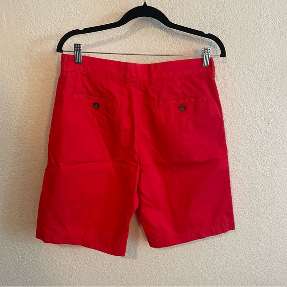 Lacoste Men's Chino Bermuda Shorts Red - Picture 4 of 4
